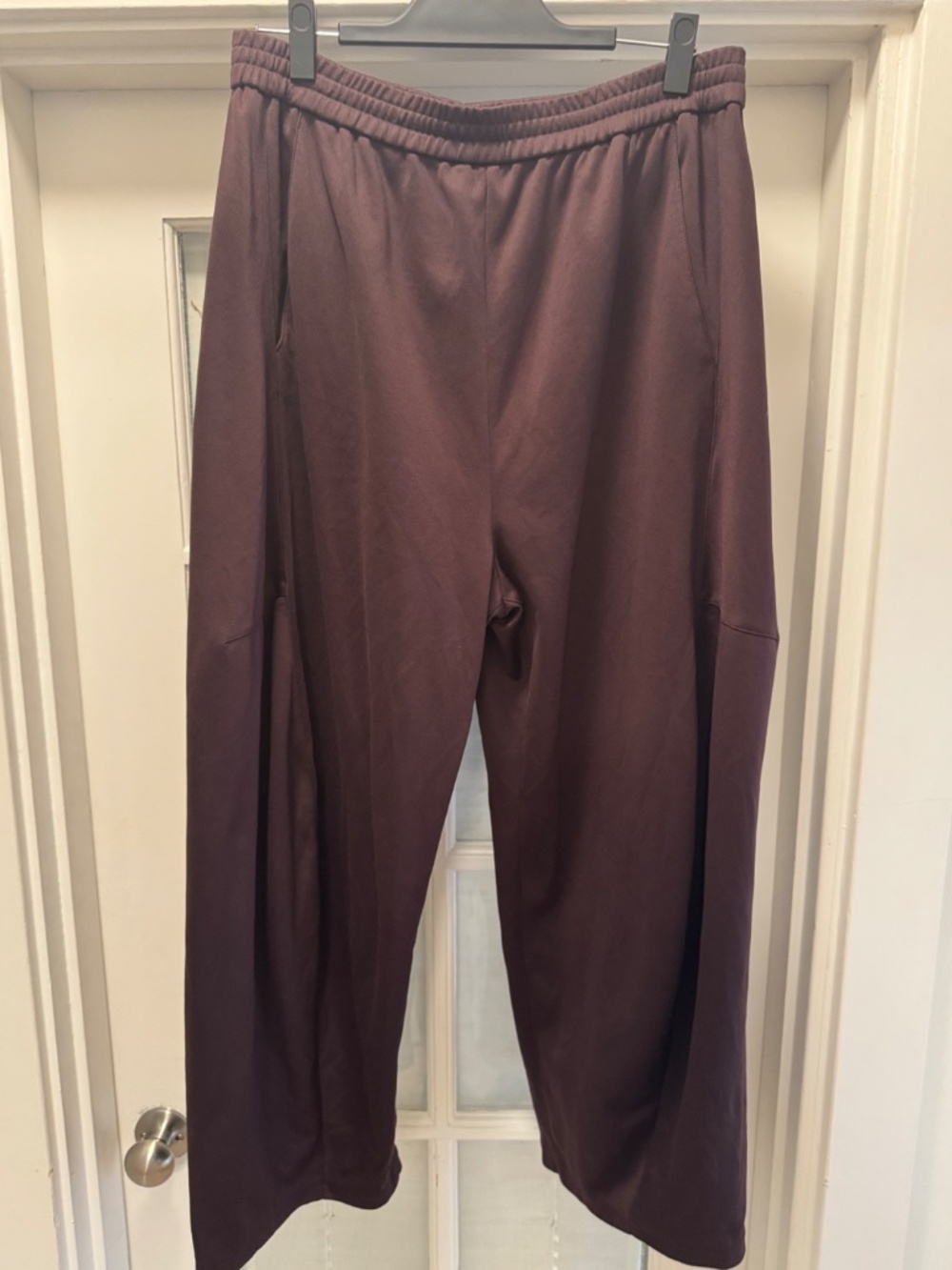 Tibi Active Knit Winslow Snap Hem Pants Brown Size L (Petite / Short) - Picture 2 of 6